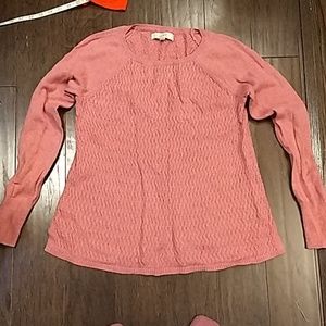 Loft pink sweater S